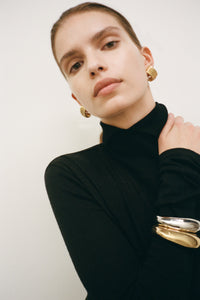 Koa Cuff - CAMILLA AND MARC Koa sculptural 18k gold plated arm cuff