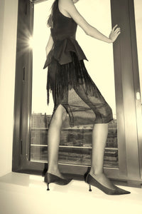 Styled view CAMILLA AND MARC Zaman Top in Black with the Noe Skirt.