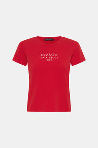 Ovarian Cancer Slim Tee
