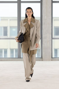 Runway view CAMILLA AND MARC Seri Blazer in Stone Marle with Seri Pant.