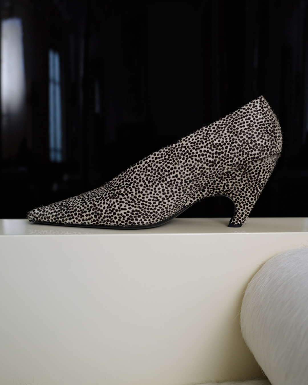 CAMILLA AND MARC PF26 Wave Spotted Pump Heel in Spot