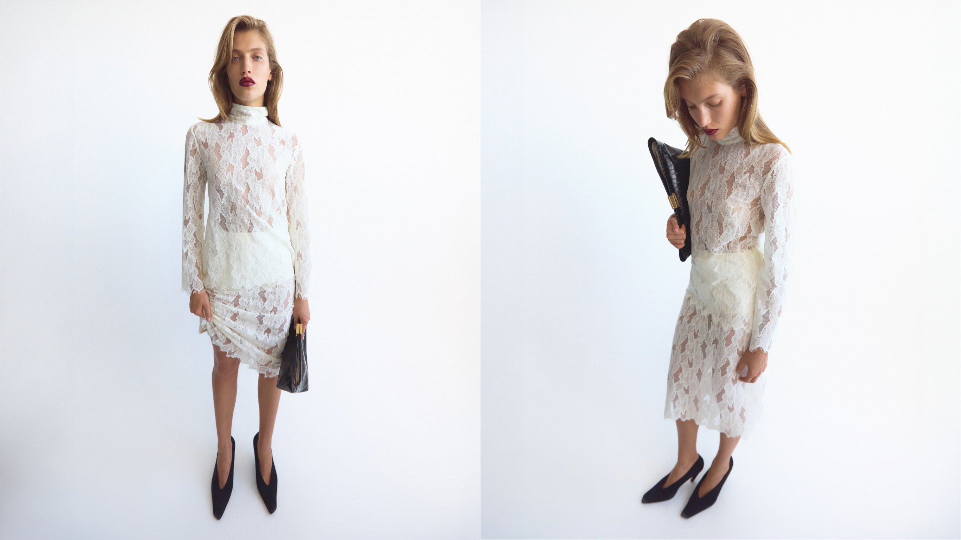 CAMILLA AND MARC PF26 Zamira Lace Top and Skirt in cream