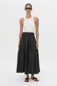 Milo Gathered Skirt W/belt