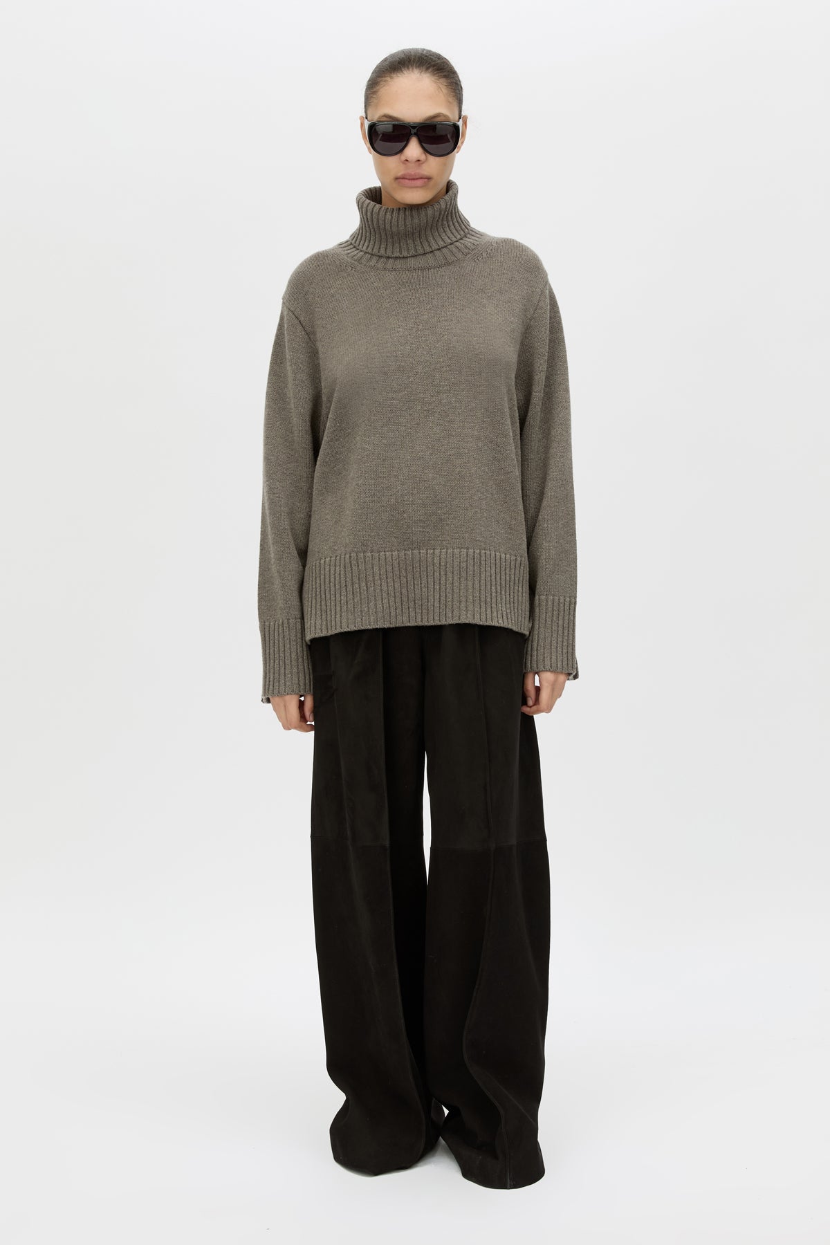 Crawford Knit Roll Neck Sweater - CAMILLA AND MARC Crawford roll neck wool knit sweater