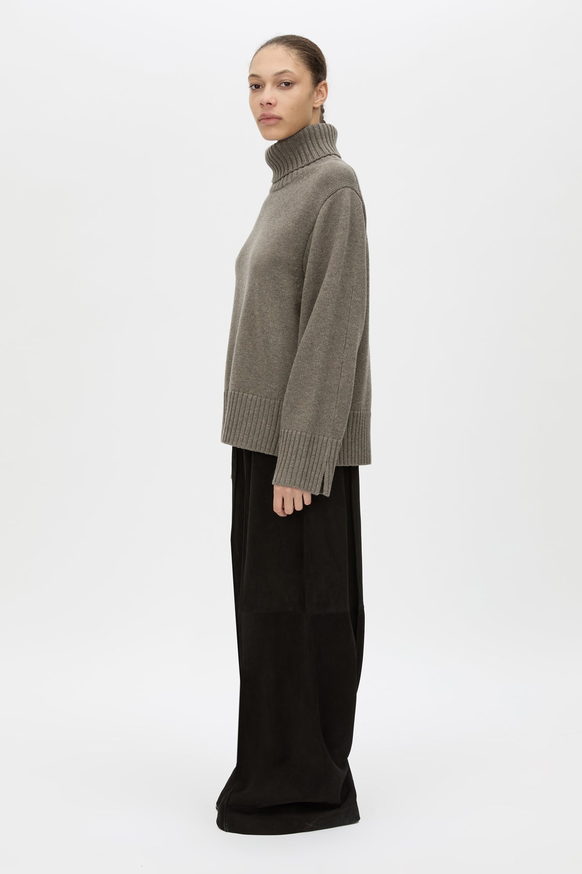 Crawford Knit Roll Neck Sweater - CAMILLA AND MARC Crawford roll neck wool knit sweater