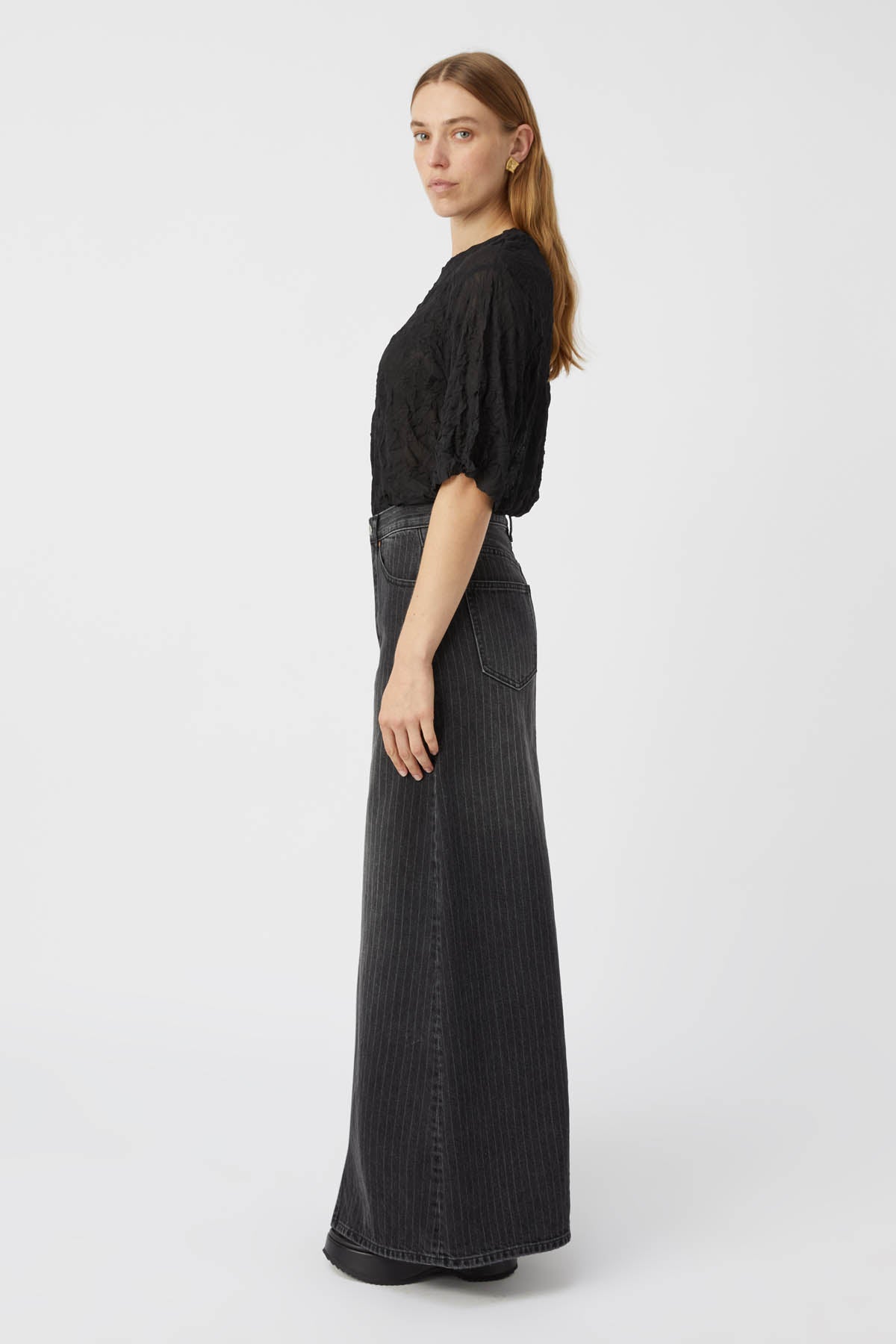 Kennedy Denim Maxi Skirt