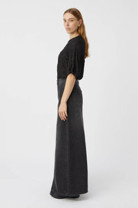 Kennedy Denim Maxi Skirt