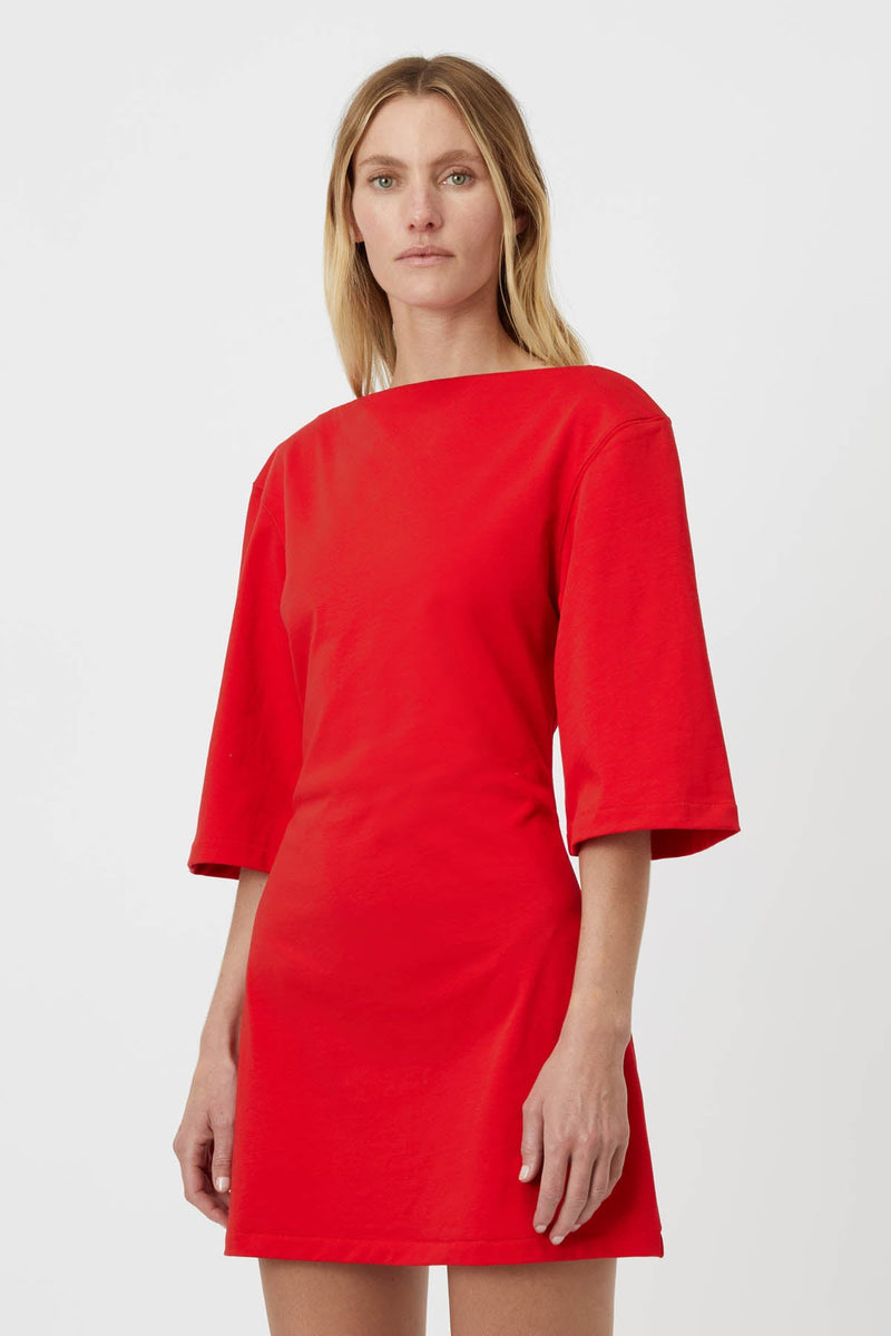 Twyla Tee Dress in Poppy Red - CAMILLA AND MARC® C&M