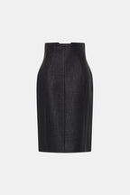 Alpine Textured Midi Skirt
