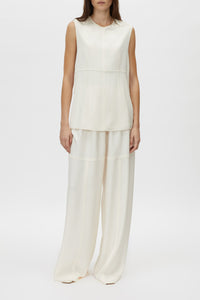 Arion Shell Top - CAMILLA AND MARC Arion satin shell top in cream