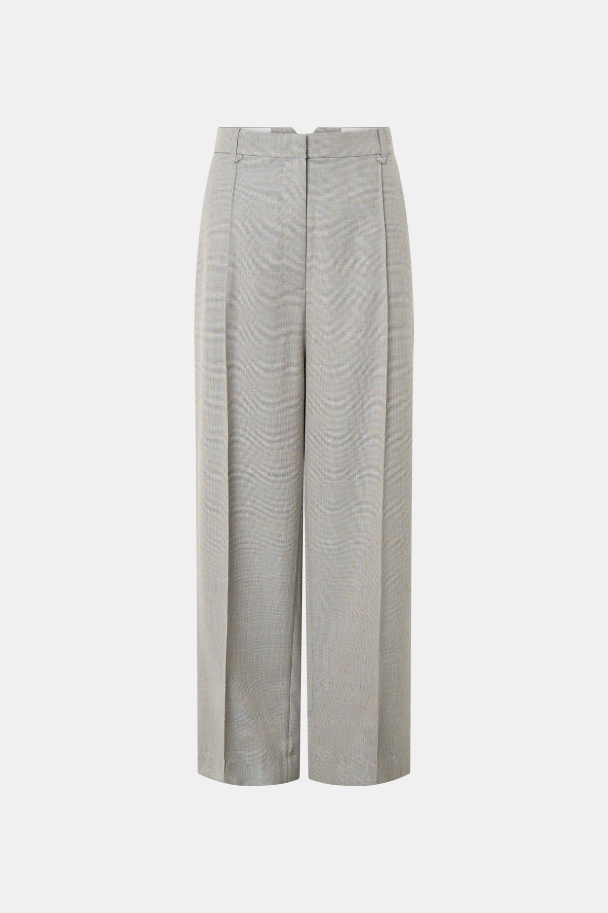 Ghost view CAMILLA AND MARC Aspira Pant in Dusty Blue with a wide‑leg tailored silhouette.
