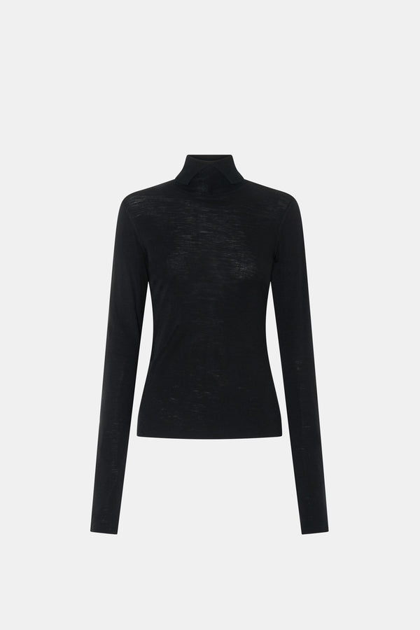 Barre High Neck Top