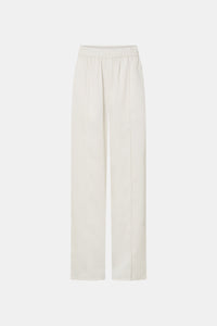 Ghost view CAMILLA AND MARC Cameo Pant in Cream with a relaxed wide‑leg silhouette.