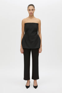 Cassie Crop Pant - CAMILLA AND MARC Cassie slim fit cropped tailored pant in black