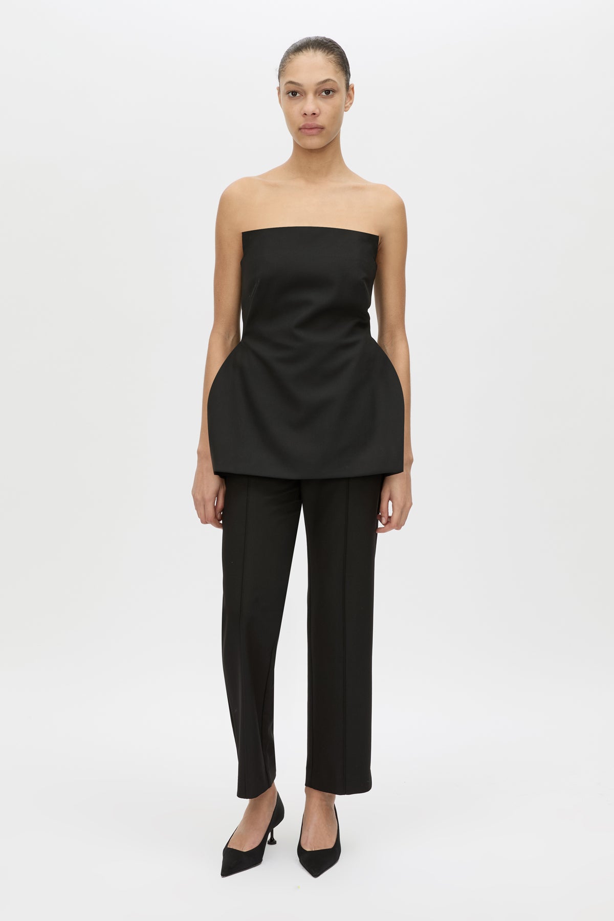 Cassie Crop Pant - CAMILLA AND MARC Cassie slim fit cropped tailored pant in black