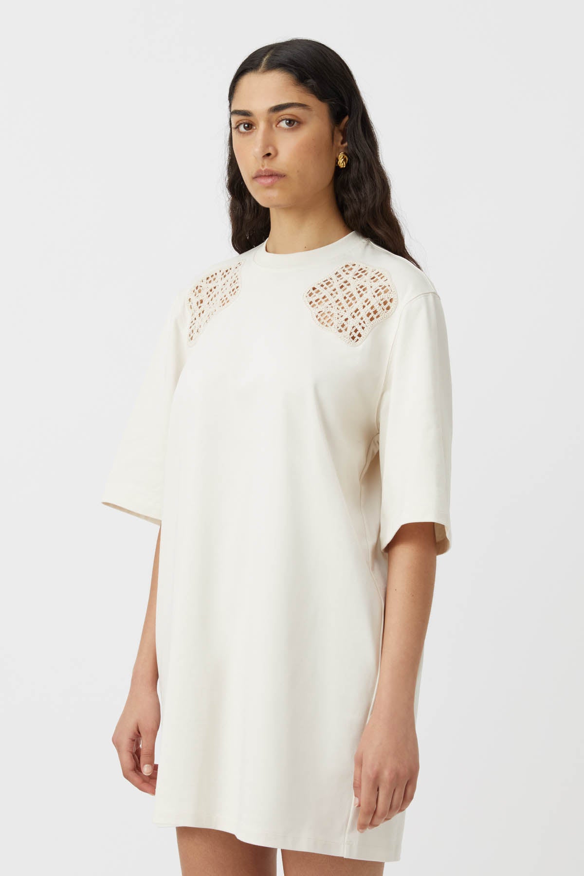 Caterina Applique Tee Dress