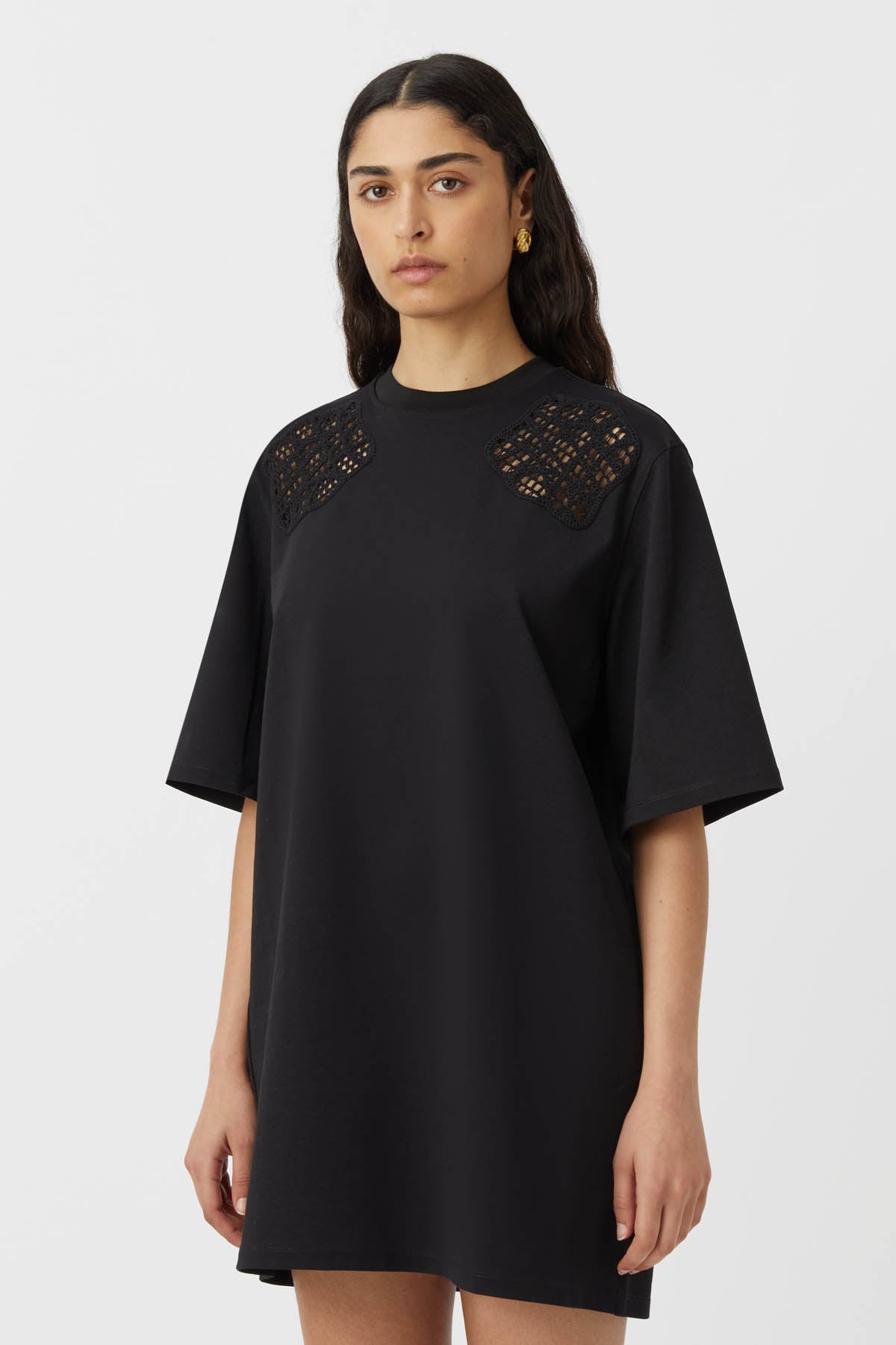 Caterina Applique Tee Dress
