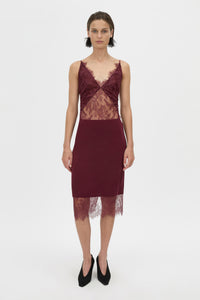 Cora V Neck Lace Bodysuit