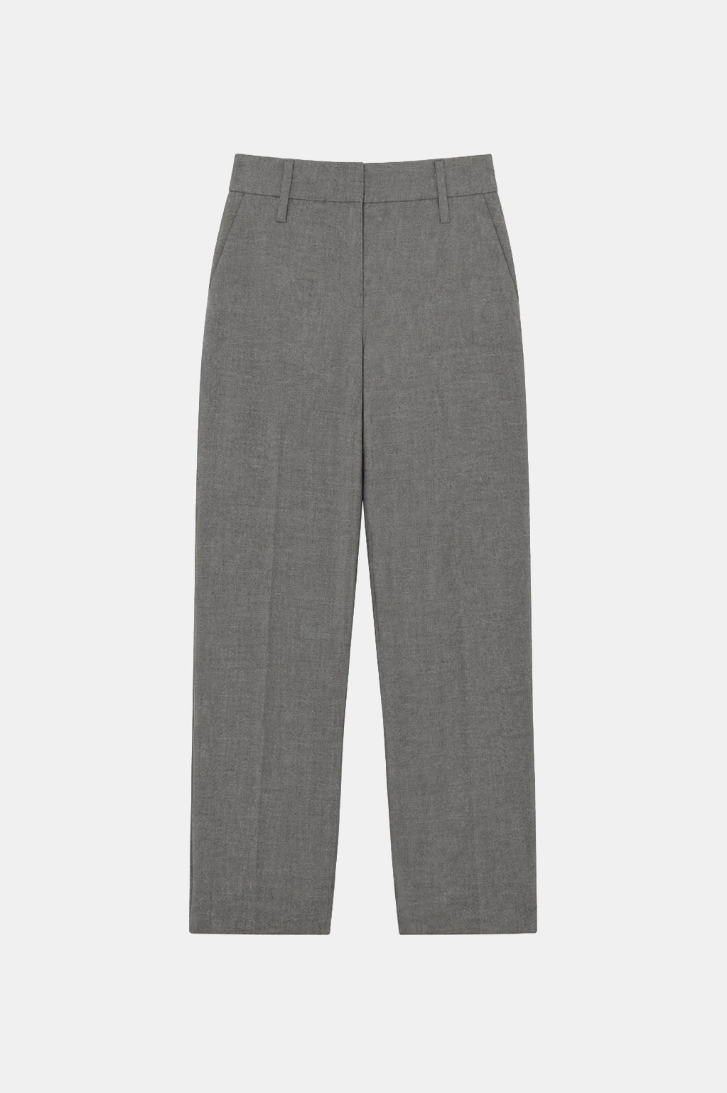 Ghost View - CAMILLA AND MARC tailored Crest Cropped Pant in grey marle.