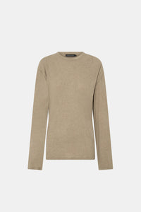 Dakota Long Sleeve Top - CAMILLA AND MARC Dakota long sleeve relaxed top in taupe