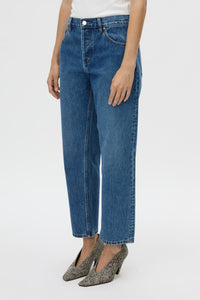 Cropped view CAMILLA AND MARC Daria Denim Jean in Dark Classic Blue with a straight‑leg fit and classic pocket detailing.