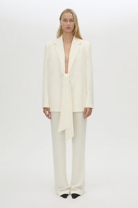Front view CAMILLA AND MARC Darien Blazer in cream.