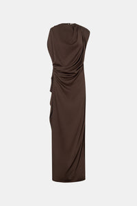 Elowyn Drape Detail Midi Dress