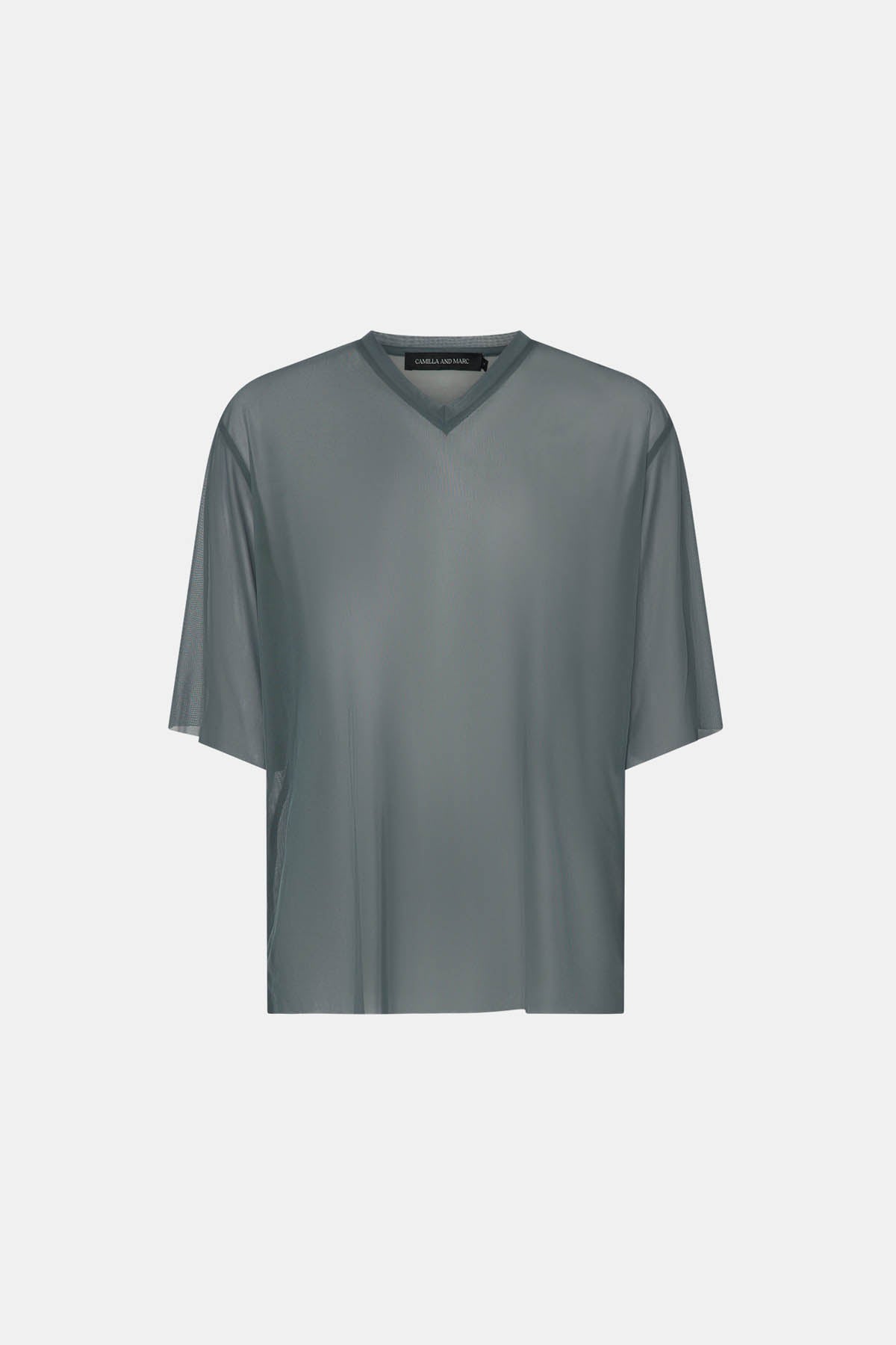 Enigma V Neck Sheer Tee