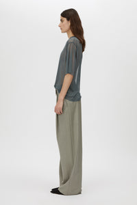 Enigma V Neck Sheer Tee