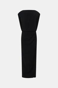 Ghost View CAMILLA AND MARC Eon Maxi Dress in black with draped low cowl back