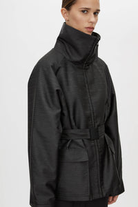 Escher Logo Jacquard Puffer Jacket