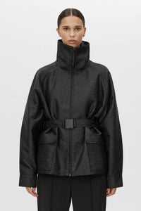 Escher Logo Jacquard Puffer Jacket