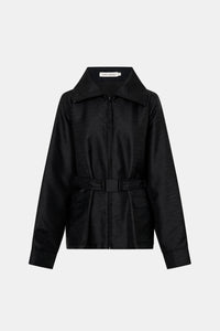 Escher Logo Jacquard Puffer Jacket