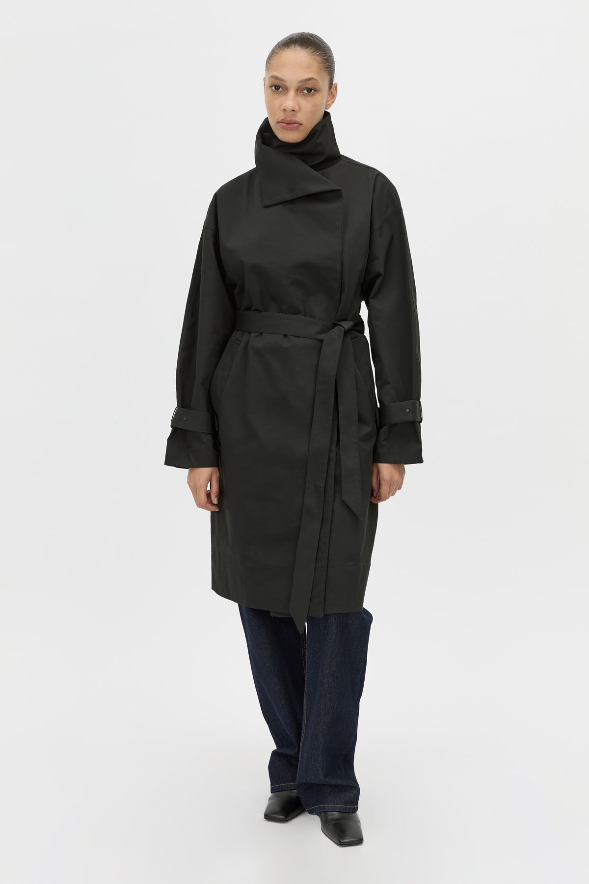 Gia Funnel Neck Coat