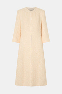 Ghost view CAMILLA AND MARC Gracia coat in cream.