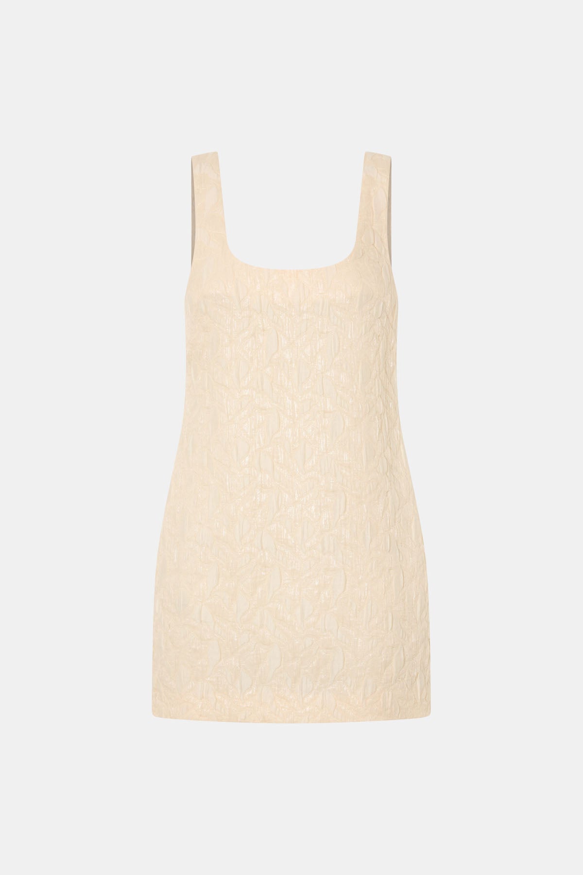 Ghost view CAMILLA AND MARC Gracia mini dress in cream.