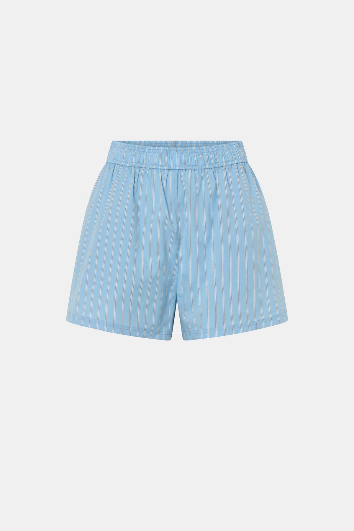 Ghost view CAMILLA AND MARC Jenie short in baby blue stripe.