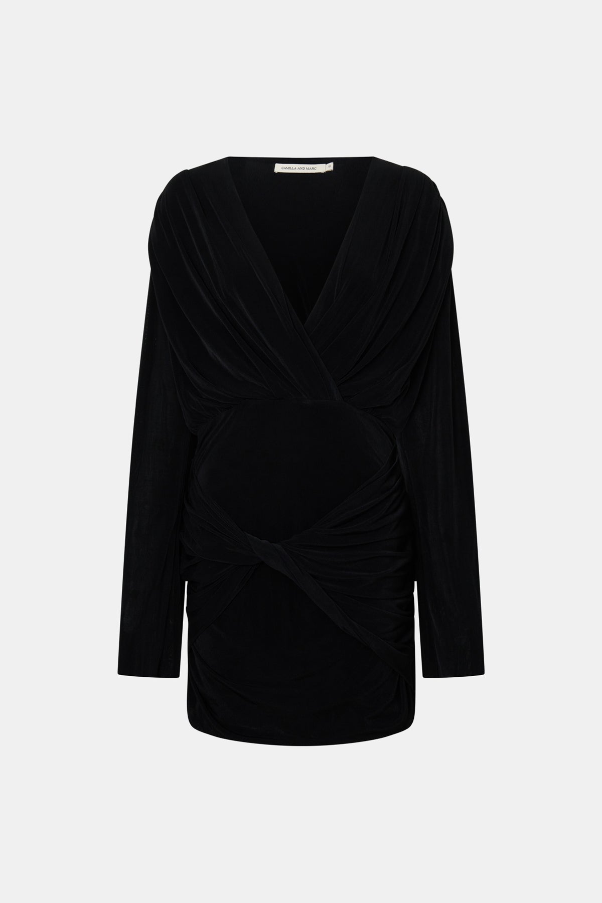 Ghost view CAMILLA AND MARC Katerina mini dress in black.