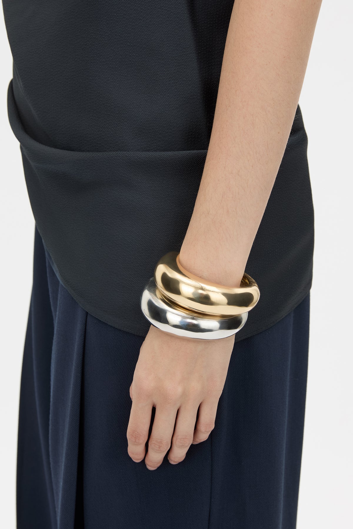 Koa Cuff - CAMILLA AND MARC Koa sculptural 18k gold plated arm cuff