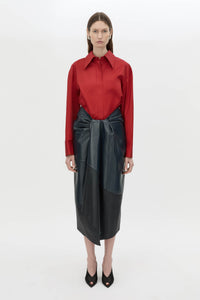 Lido Leather Skirt