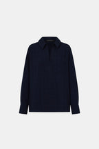 Lourdes Check Half Placket Shirt
