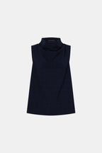 Lourdes Check Shell Top