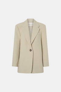 Ghost view CAMILLA AND MARC Mackinley oversized blazer in pistachio.