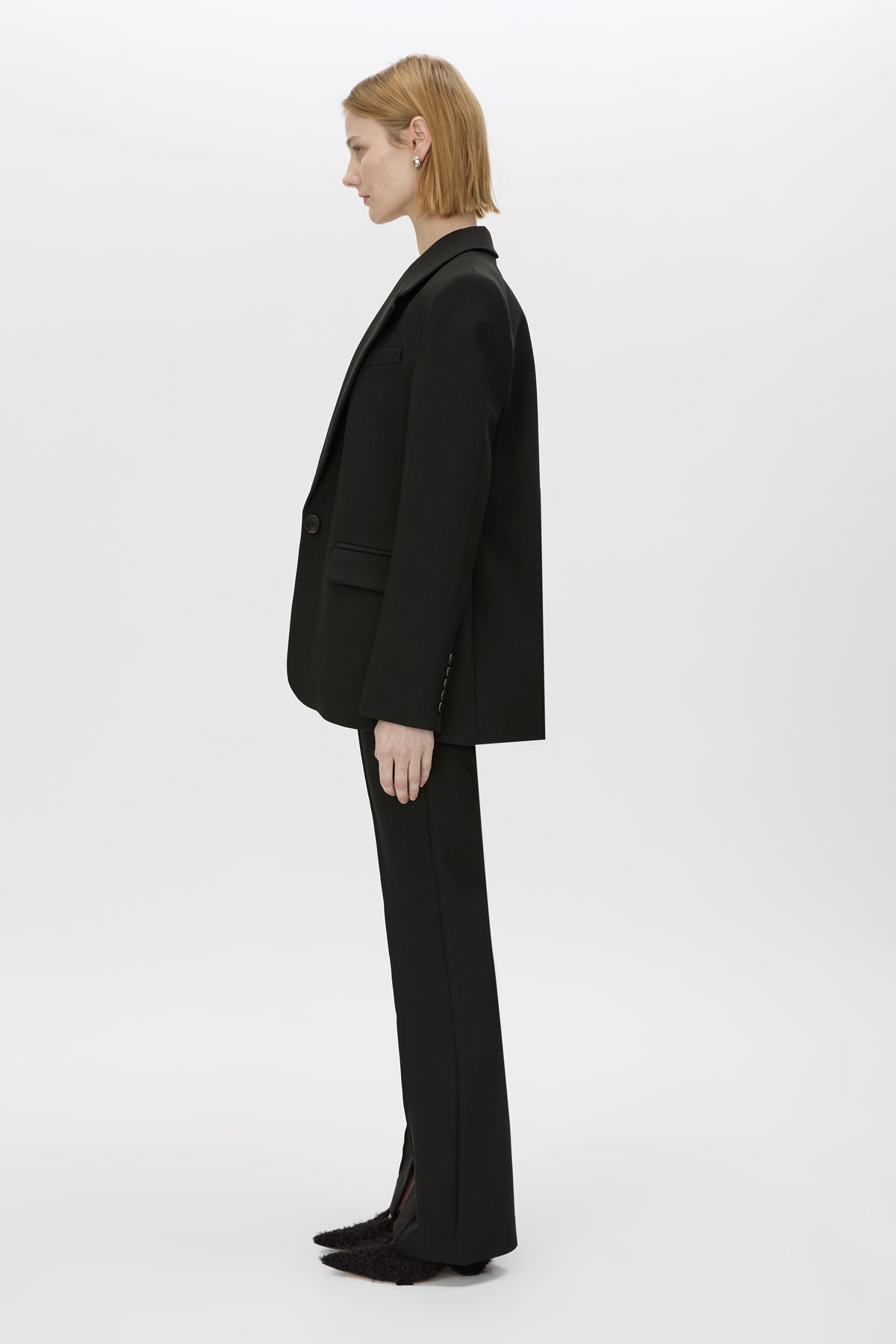 Mackinley Blazer - CAMILLA AND MARC Mackinley single-breasted blazer in black