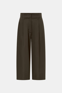 Ghost view CAMILLA AND MARC Magnolia Drill Pant in Elm Green, crafted from 100% cotton.