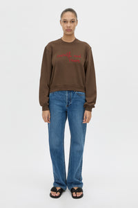 Maren Crop Emb Tracksuit Top