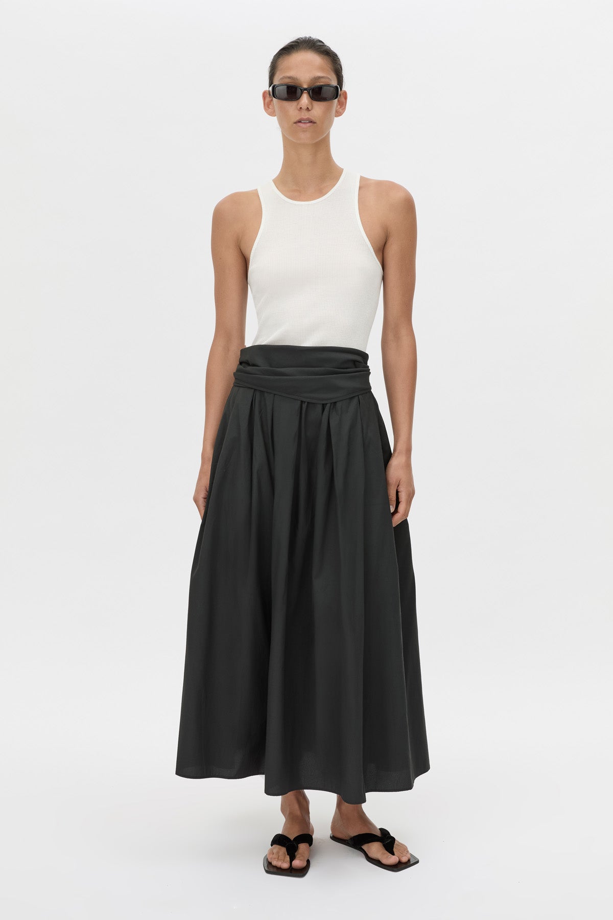 Milo Gathered Skirt W/belt