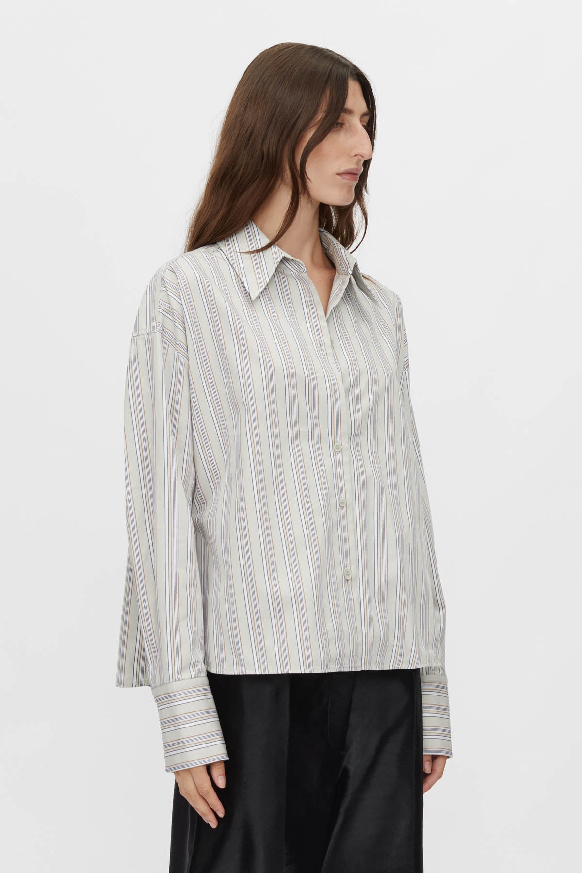 Mira Cocoon Stripe Shirt