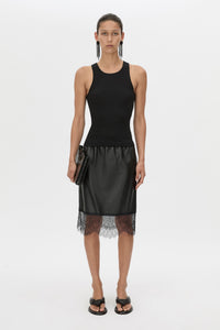 Nes Leather Skirt