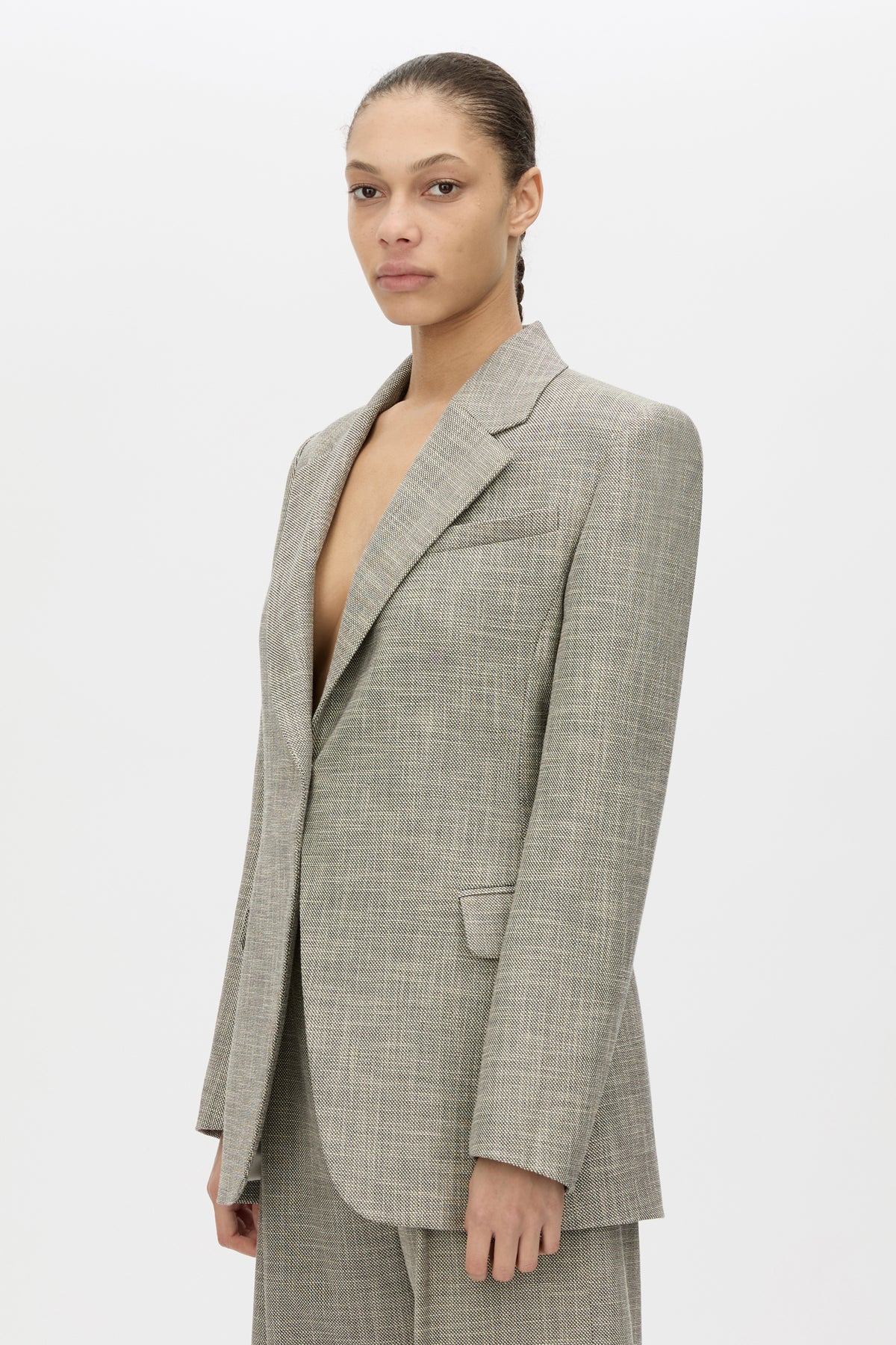 Nestor Blazer - CAMILLA AND MARC Nestor single breasted fitted blazer in chocolate marle